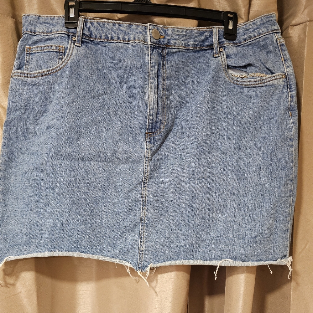 Cotton On Blue Denim Skirt